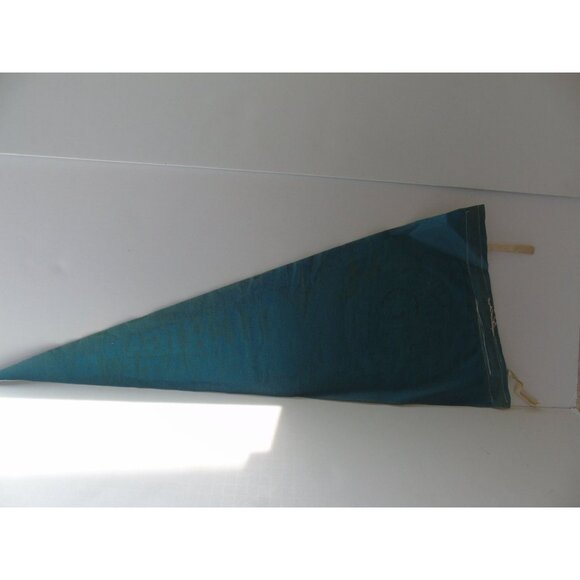 Vintage 1950's Michigan State U Pennant Spartan Green Felt Wall Decor Souvenir - Picture 6 of 8